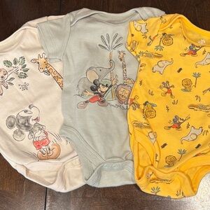 Like-New Disney Baby Explorer Onesie Set